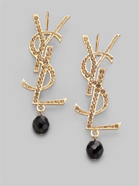 ysl etsy|saint laurent earrings.